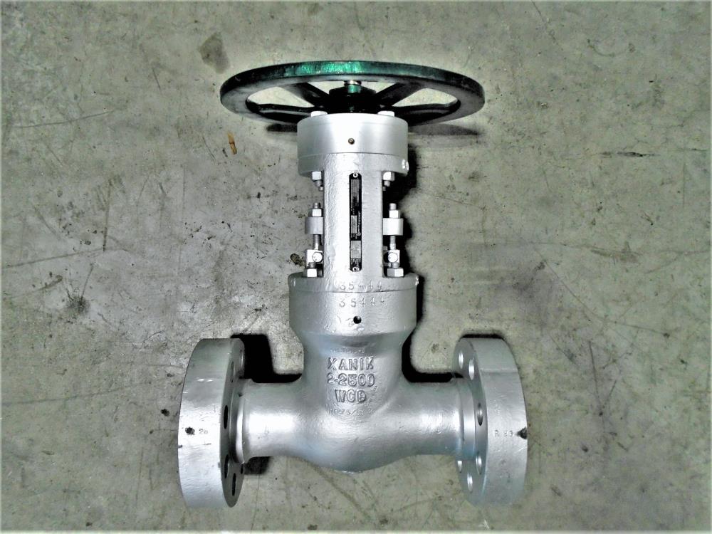 Xanik 2" 2500# WCB Gate Valve, Fig# 2"-BP25J-WCB-5-F-H